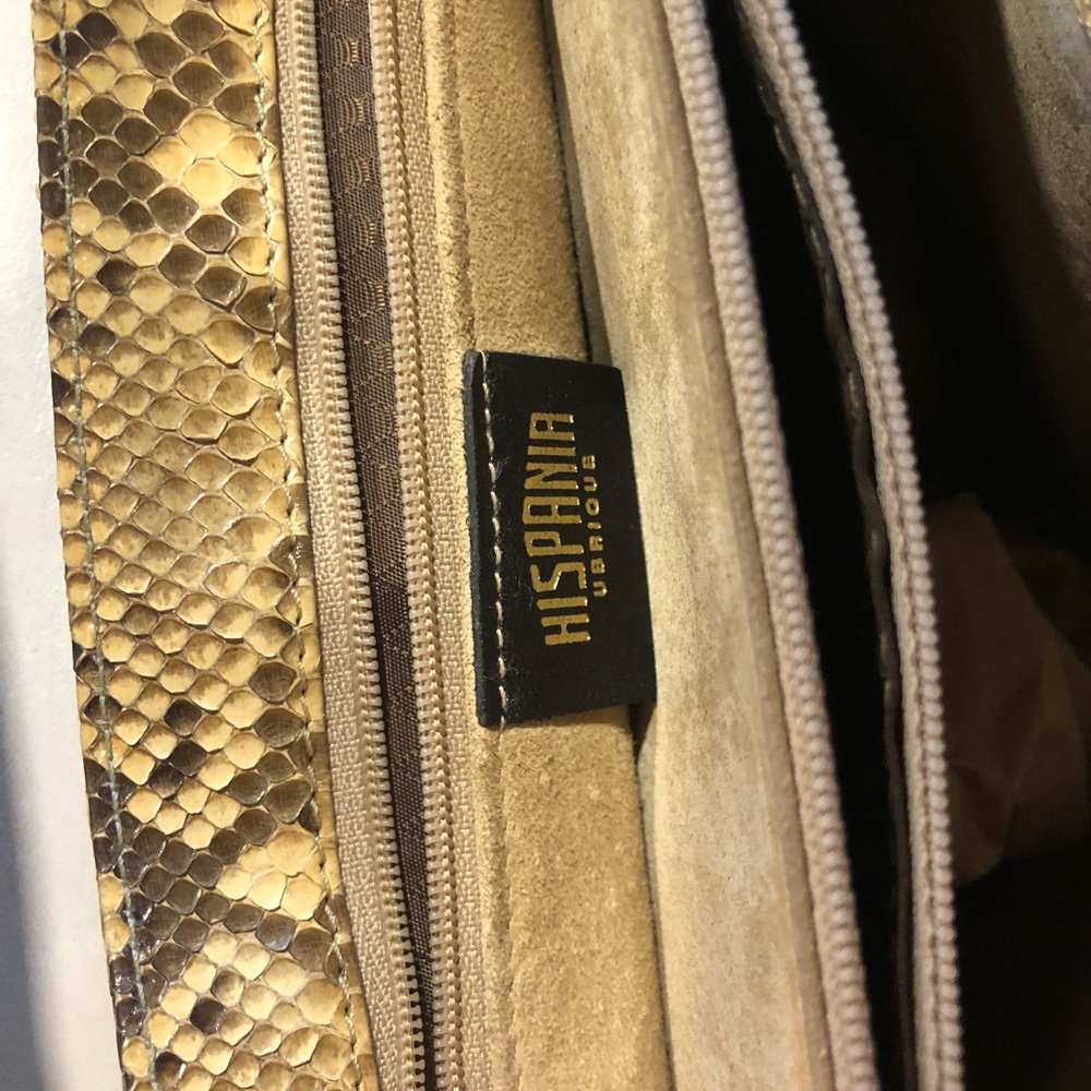 Genuine Python Snakeskin Western Purse Handbag Le… - image 6